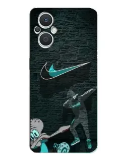 Чехол для OPPO Reno7 Lite (5G) с картинкой «Спортивный арт Nike» Чехол для OPPO Reno7 Lite (5G) с картинкой «Спортивный арт Nike»