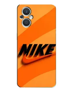 Чехол для OPPO Reno7 Lite (5G) с картинкой «Оранжевый драйв Nike» Чехол для OPPO Reno7 Lite (5G) с картинкой «Оранжевый драйв Nike»