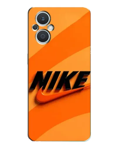 Чехол для OPPO Reno7 Lite (5G) с картинкой «Оранжевый драйв Nike»