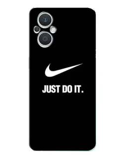 Чехол для OPPO Reno7 Lite (5G) с картинкой «Классический принт Nike»