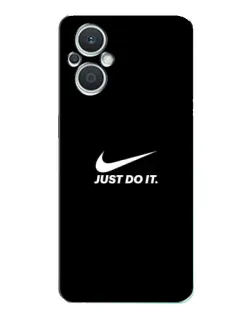 Чехол для OPPO Reno7 Lite (5G) с картинкой «Минимализм от Nike»