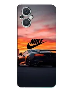 Чехол для OPPO Reno7 Lite (5G) с картинкой «Nike и суперкар»