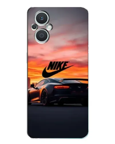 Чехол для OPPO Reno7 Lite (5G) с картинкой «Nike и суперкар»