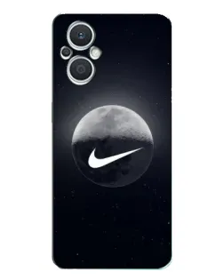 Чохол для OPPO Reno7 Lite (5G) з картинкою «Nike у стилі графіті»