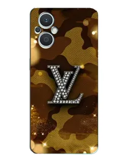 Чехол для OPPO Reno7 Lite (5G) с картинкой «Камуфляжный Louis Vuitton»