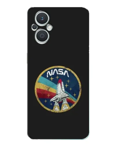 Чехол для OPPO Reno7 Lite (5G) с картинкой «NASA — эмблема миссии»