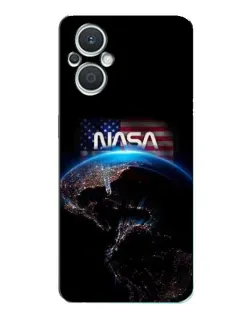 Чехол для OPPO Reno7 Lite (5G) с картинкой «Земля из космоса NASA»