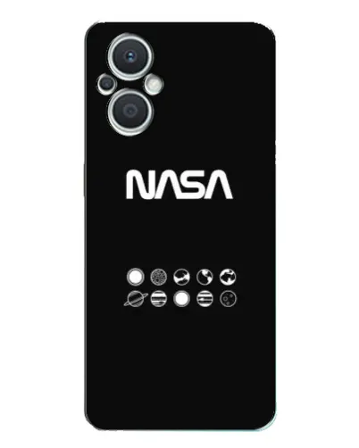 Чехол для OPPO Reno7 Lite (5G) с картинкой «NASA — технический принт»