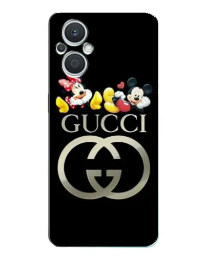 Чехол для OPPO Reno7 Lite (5G) с картинкой «Gucci — герои Disney»