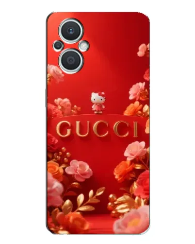 Чехол для OPPO Reno7 Lite (5G) с картинкой «Gucci — золотой сад»