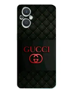 Чехол для OPPO Reno7 Lite (5G) с картинкой «Gucci — стеганый черный»