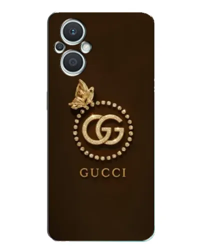 Чехол для OPPO Reno7 Lite (5G) с картинкой «Gucci — золотая бабочка»