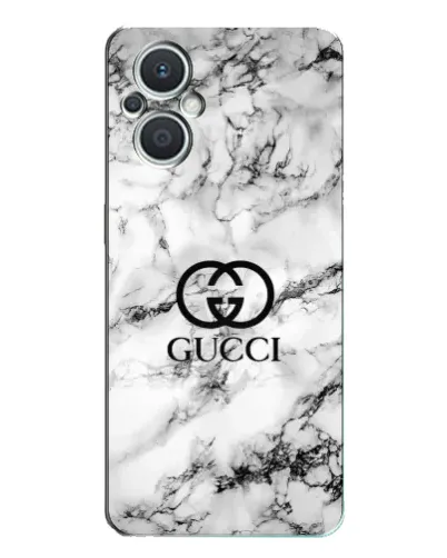 Чехол для OPPO Reno7 Lite (5G) с картинкой «Gucci — мраморный шик»