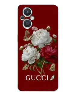 Чехол для OPPO Reno7 Lite (5G) с картинкой «Gucci —  сад»
