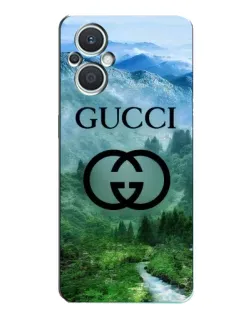 Чехол для OPPO Reno7 Lite (5G) с картинкой «Gucci — горный пейзаж»
