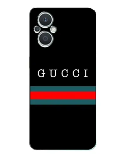 Чехол для OPPO Reno7 Lite (5G) с картинкой «Gucci — красный пояс»