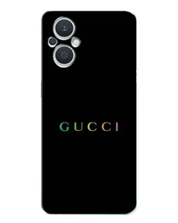 Чохол для OPPO Reno7 Lite (5G) з картинкою «Gucci — неоновий мінімалізм»