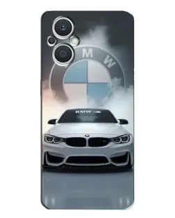 Чохол для OPPO Reno7 Lite (5G) з картинкою «BMW в білому диму» Чохол для OPPO Reno7 Lite (5G) з картинкою «BMW в білому диму»