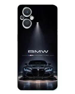 Чохол для OPPO Reno7 Lite (5G) з картинкою «BMW крізь нічне місто» Чохол для OPPO Reno7 Lite (5G) з картинкою «BMW крізь нічне місто»