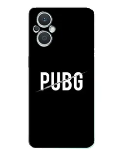 Чехол для OPPO Reno7 Lite (5G) с картинкой «PUBG — белый логотип»