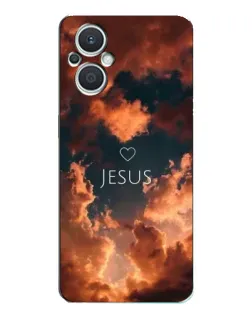 Чехол для OPPO Reno7 Lite (5G) с картинкой «Сияние Имени Jesus»