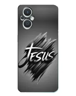 Чехол для OPPO Reno7 Lite (5G) с картинкой «Надпись Jesus Graffiti»