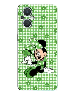 Чехол для OPPO Reno7 Lite (5G) с картинкой «Mickey в клетку»