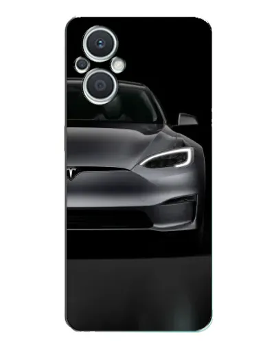 Чехол для OPPO Reno7 Lite (5G) с картинкой «Tesla Model S Look»