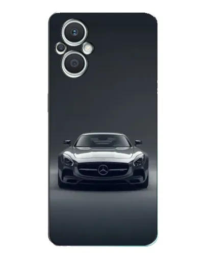Чехол для OPPO Reno7 Lite (5G) с картинкой «Mercedes на черном»
