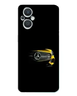 Чехол для OPPO Reno7 Lite (5G) с картинкой «Mercedes — ретро стиль»