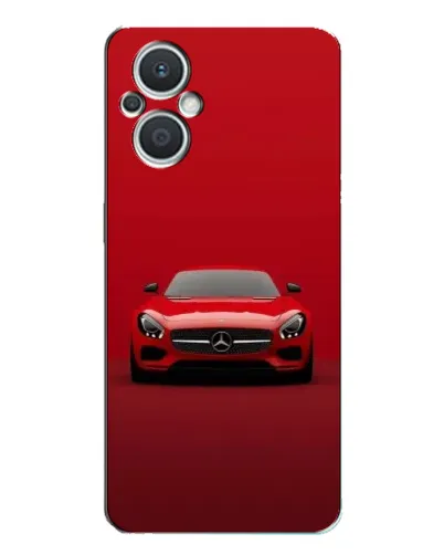 Чехол для OPPO Reno7 Lite (5G) с картинкой «Красный Mercedes AMG»