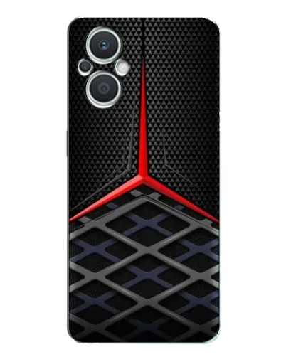 Чехол для OPPO Reno7 Lite (5G) с картинкой «Mercedes Carbon Grid»