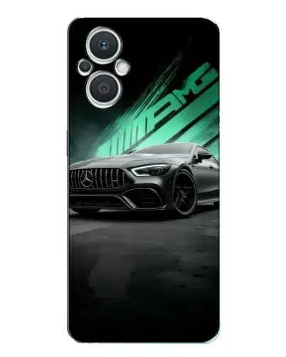 Чехол для OPPO Reno7 Lite (5G) с картинкой «Темный Mercedes AMG»