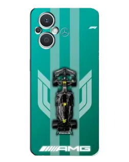 Чехол для OPPO Reno7 Lite (5G) с картинкой «Mercedes AMG Petronas»