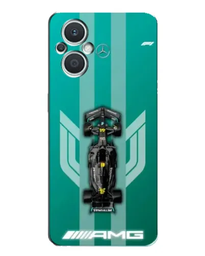 Чехол для OPPO Reno7 Lite (5G) с картинкой «Mercedes AMG Petronas»