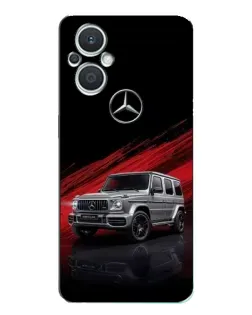 Чехол для OPPO Reno7 Lite (5G) с картинкой «Mercedes G-Class красный»