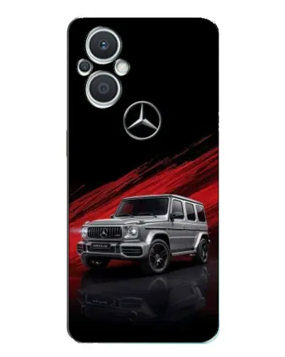Чехол для OPPO Reno7 Lite (5G) с картинкой «Mercedes G-Class красный»