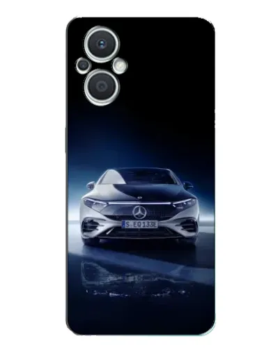 Чехол для OPPO Reno7 Lite (5G) с картинкой «Ночной Mercedes EQ»