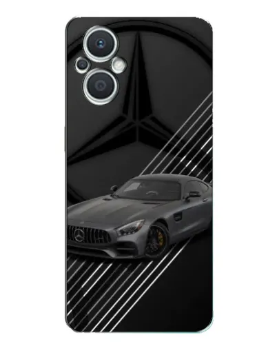 Чехол для OPPO Reno7 Lite (5G) с картинкой «Mercedes AMG — графика»