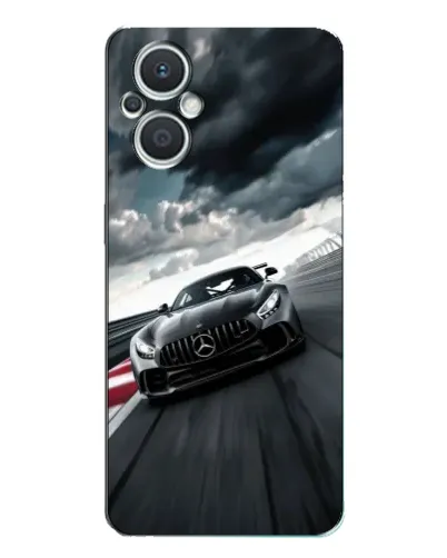 Чехол для OPPO Reno7 Lite (5G) с картинкой «Гоночный Mercedes AMG»
