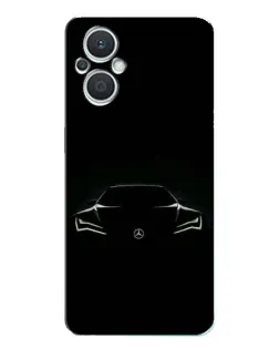 Чохол для OPPO Reno7 Lite (5G) з картинкою «Mercedes — силует авто» Чохол для OPPO Reno7 Lite (5G) з картинкою «Mercedes — силует авто»