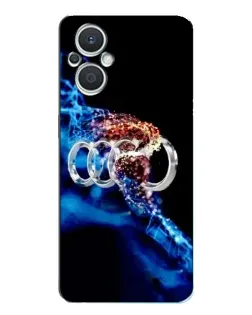 Чехол для OPPO Reno7 Lite (5G) с картинкой «Энергия лого Audi»