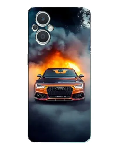 Чехол для OPPO Reno7 Lite (5G) с картинкой «Audi в огненном дыму» Чехол для OPPO Reno7 Lite (5G) с картинкой «Audi в огненном дыму»