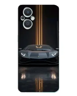 Чехол для OPPO Reno7 Lite (5G) с картинкой «Lamborghini золотые линии» Чехол для OPPO Reno7 Lite (5G) с картинкой «Lamborghini золотые линии»