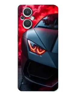 Чехол для OPPO Reno7 Lite (5G) с картинкой «Lamborghini красное сияние» Чехол для OPPO Reno7 Lite (5G) с картинкой «Lamborghini красное сияние»