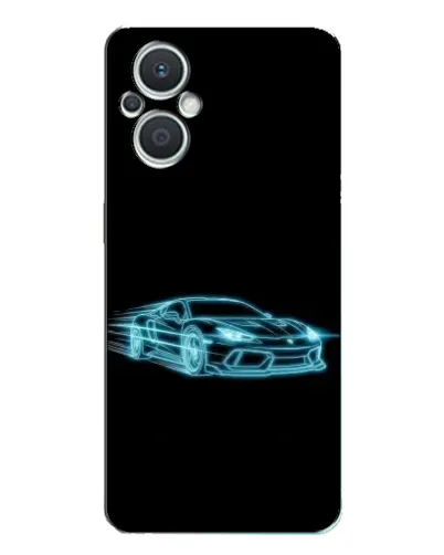 Чехол для OPPO Reno7 Lite (5G) с картинкой «Неоновый контур Lamborghini» Чехол для OPPO Reno7 Lite (5G) с картинкой «Неоновый контур Lamborghini»