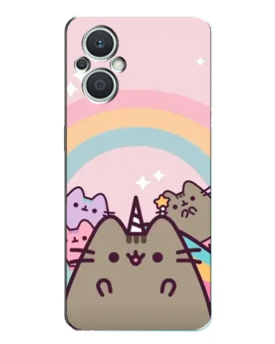Чехол для OPPO Reno7 Lite (5G) с картинкой «Единорог Pusheen»