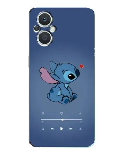 Чохол для OPPO Reno7 Lite (5G) з картинкою «Музичний Stitch»