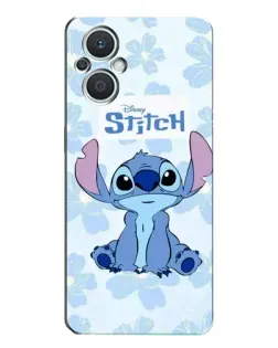 Чохол для OPPO Reno7 Lite (5G) з картинкою «Stitch серед квітів» Чохол для OPPO Reno7 Lite (5G) з картинкою «Stitch серед квітів»