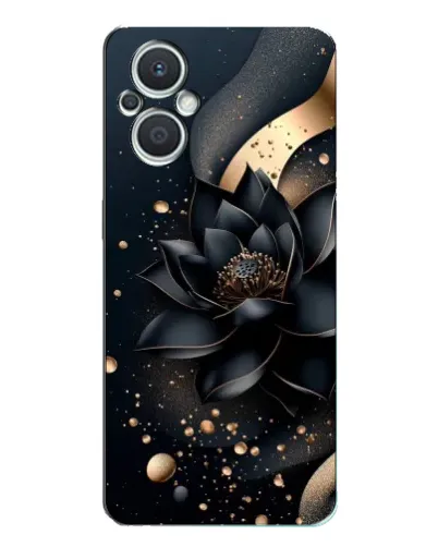 Чехол для OPPO Reno7 Lite (5G) с картинкой «Черный лотос»